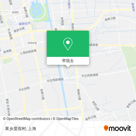 果乡度假村地图