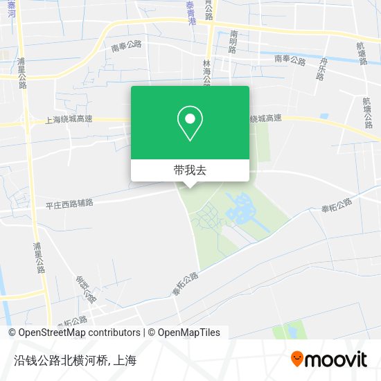 沿钱公路北横河桥地图