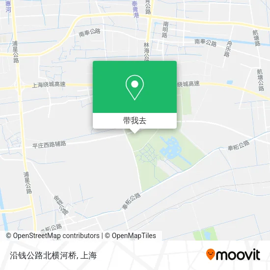 沿钱公路北横河桥地图