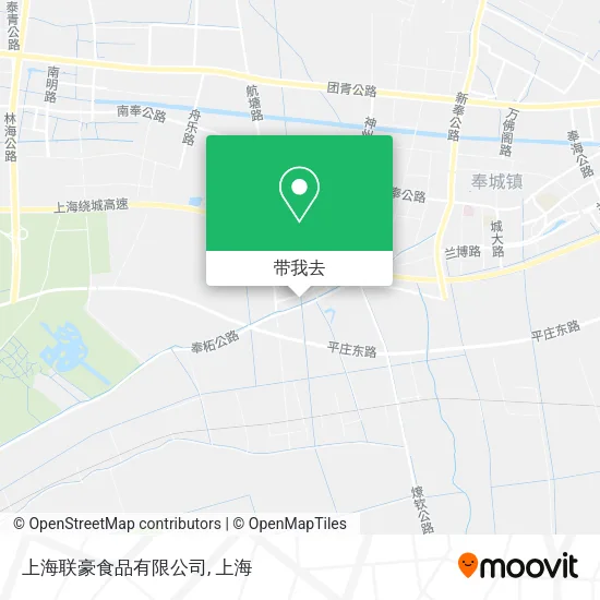 上海联豪食品有限公司地图
