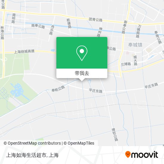 上海如海生活超市地图