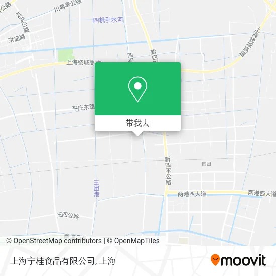 上海宁桂食品有限公司地图