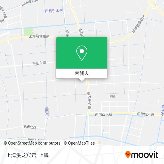 上海洪龙宾馆地图