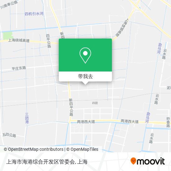 上海市海港综合开发区管委会地图