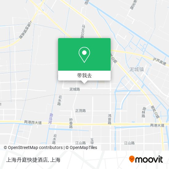 上海丹庭快捷酒店地图