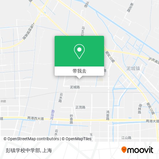 彭镇学校中学部地图