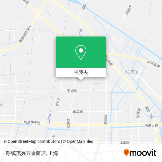 彭镇茂兴五金商店地图