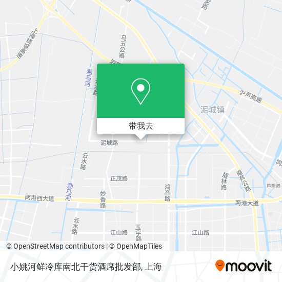 小姚河鲜冷库南北干货酒席批发部地图