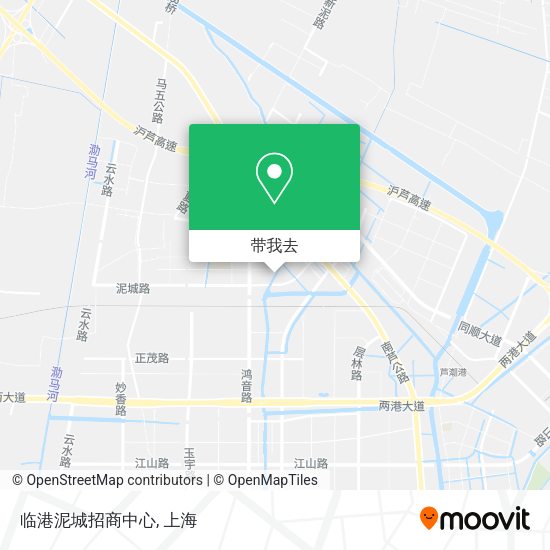 临港泥城招商中心地图