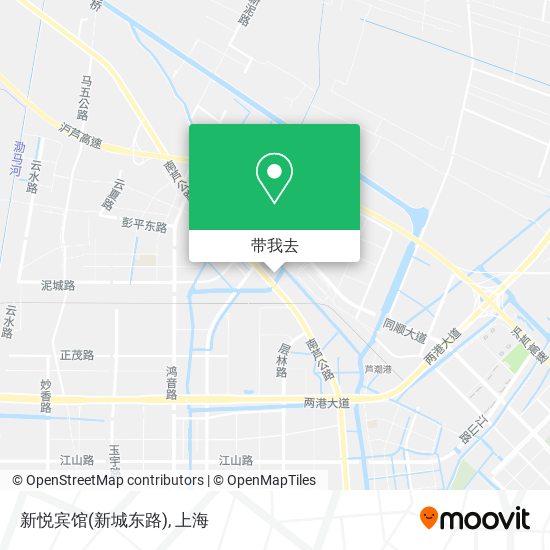 新悦宾馆(新城东路)地图