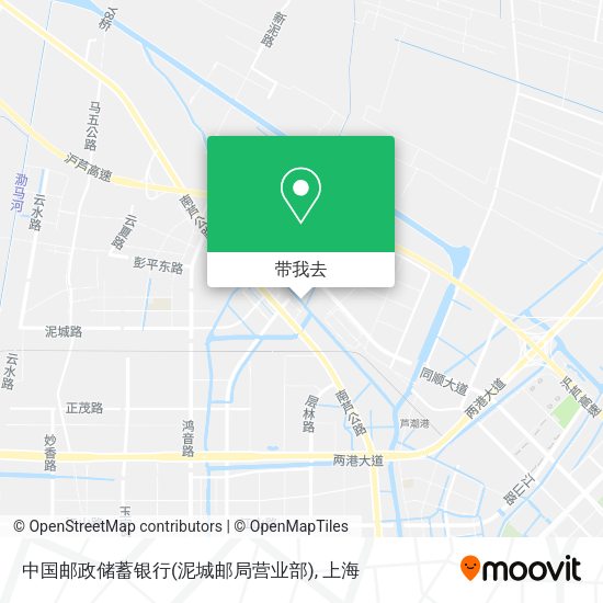 中国邮政储蓄银行(泥城邮局营业部)地图