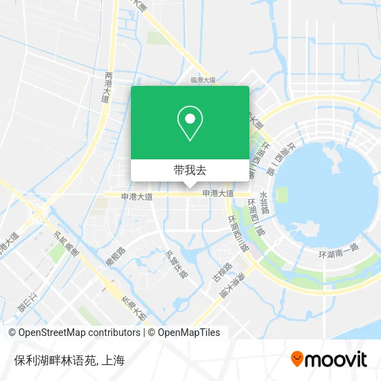 保利湖畔林语苑地图