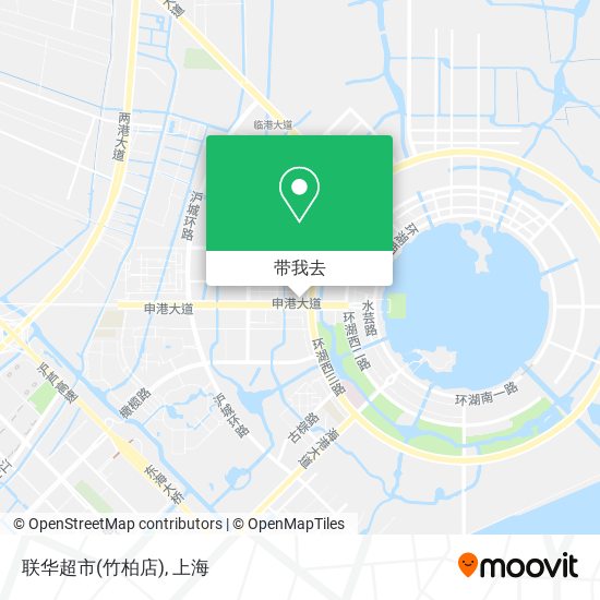 联华超市(竹柏店)地图