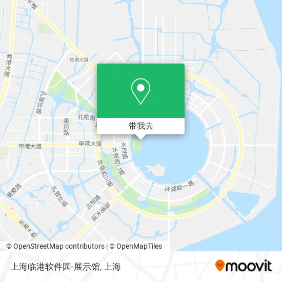 上海临港软件园-展示馆地图