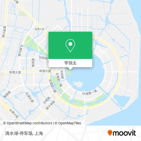 滴水湖-停车场地图