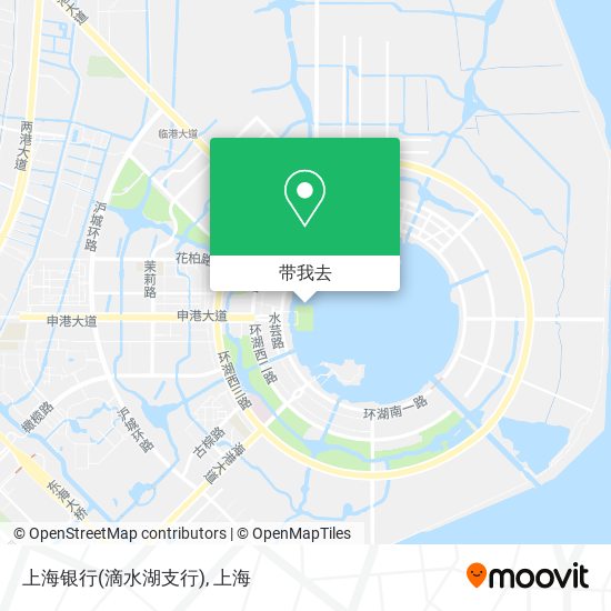 上海银行(滴水湖支行)地图