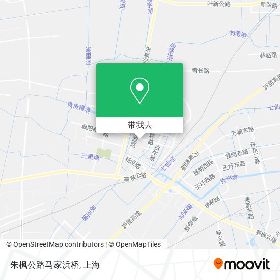朱枫公路马家浜桥地图