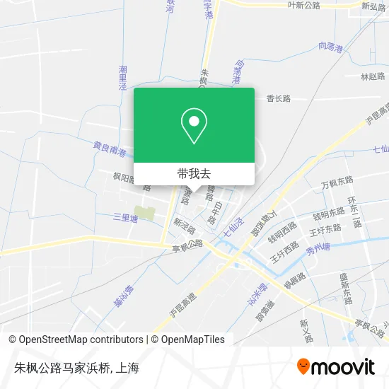 朱枫公路马家浜桥地图