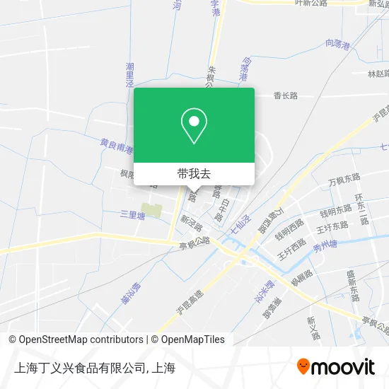 上海丁义兴食品有限公司地图
