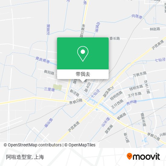 阿啦造型室地图