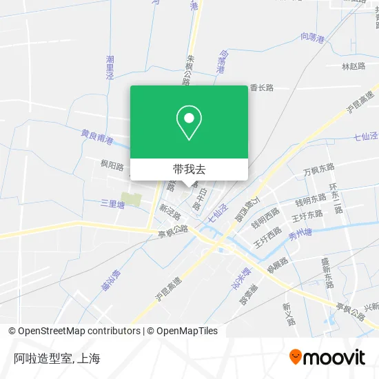 阿啦造型室地图