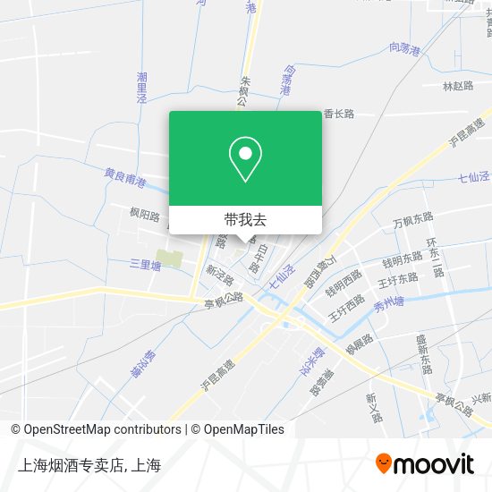 上海烟酒专卖店地图