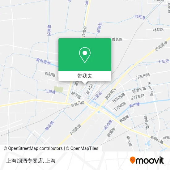 上海烟酒专卖店地图