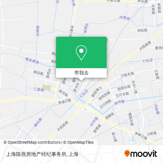 上海陈燕房地产经纪事务所地图