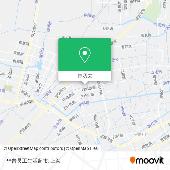 华普员工生活超市地图