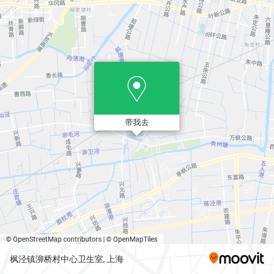 枫泾镇泖桥村中心卫生室地图