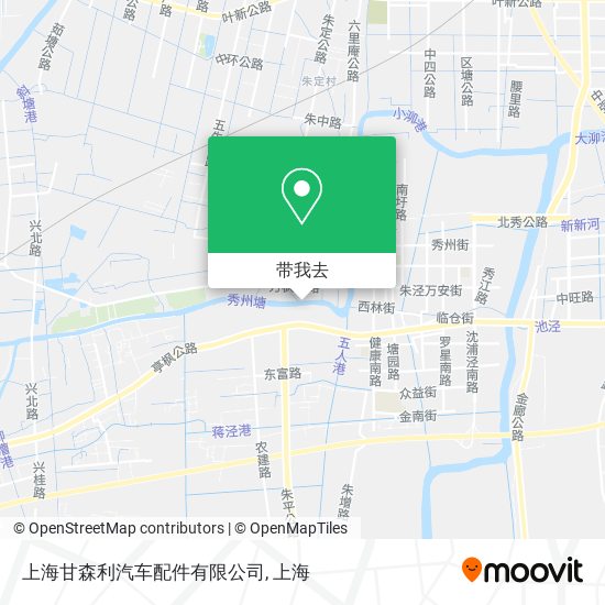 上海甘森利汽车配件有限公司地图