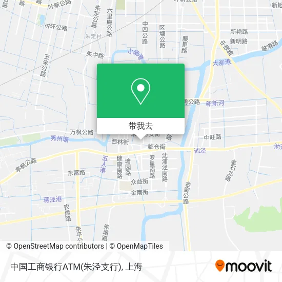 中国工商银行ATM(朱泾支行)地图