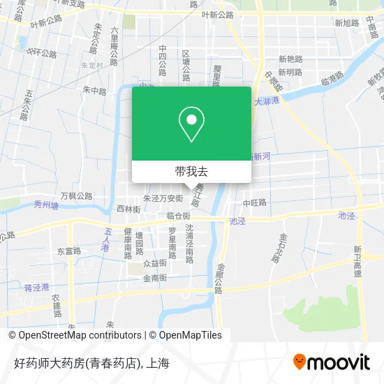 好药师大药房(青春药店)地图