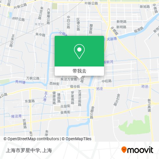 上海市罗星中学地图