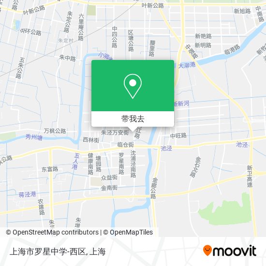 上海市罗星中学-西区地图