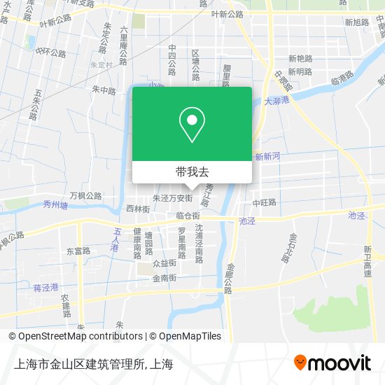 上海市金山区建筑管理所地图
