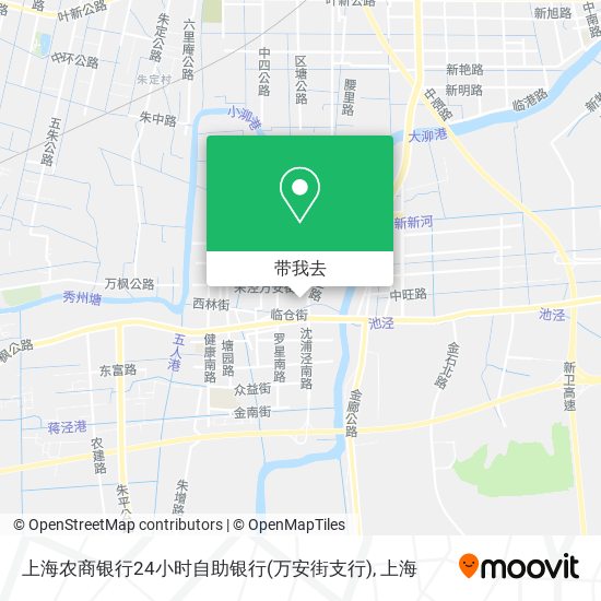 上海农商银行24小时自助银行(万安街支行)地图