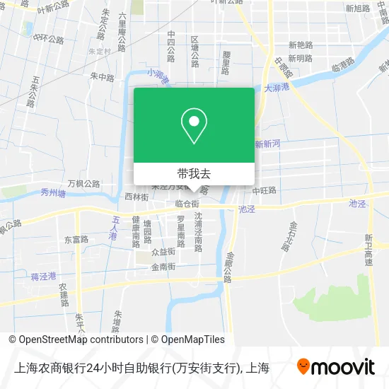 上海农商银行24小时自助银行(万安街支行)地图