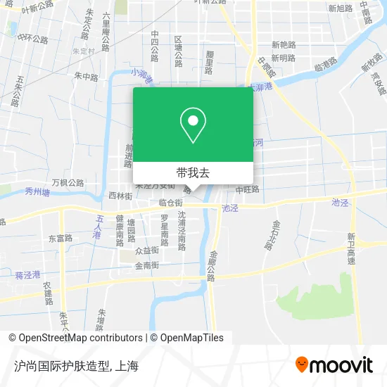 沪尚国际护肤造型地图