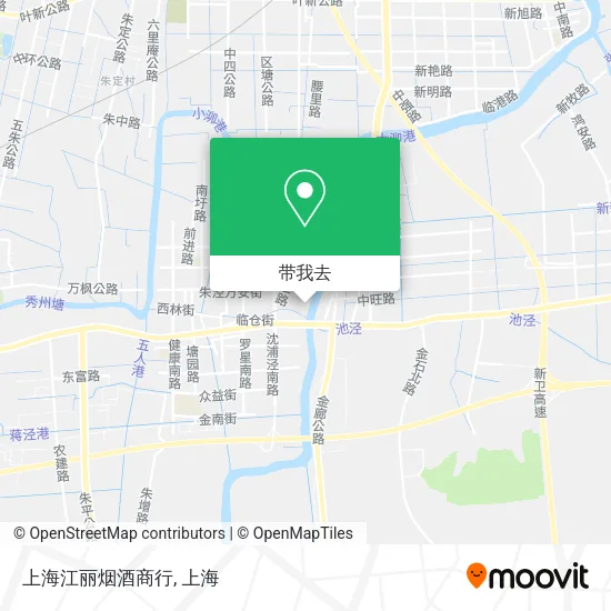 上海江丽烟酒商行地图