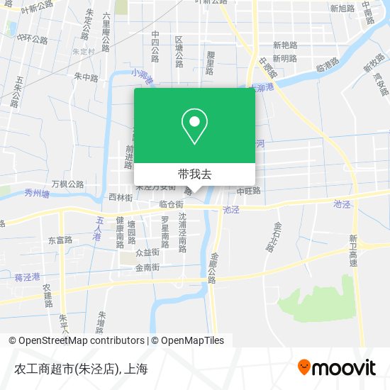 农工商超市(朱泾店)地图