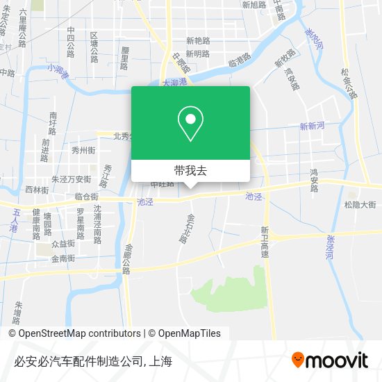 必安必汽车配件制造公司地图