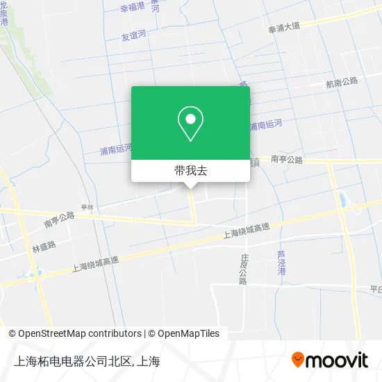 上海柘电电器公司北区地图
