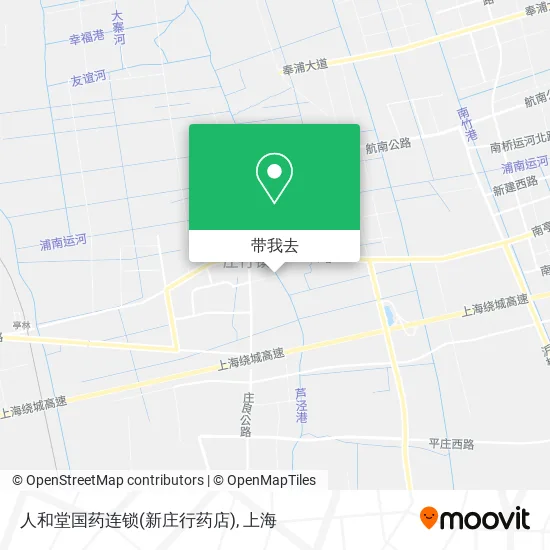 人和堂国药连锁(新庄行药店)地图