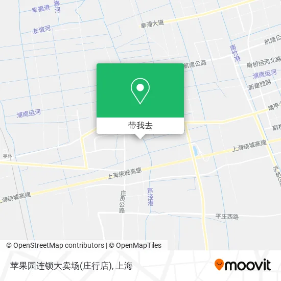苹果园连锁大卖场(庄行店)地图