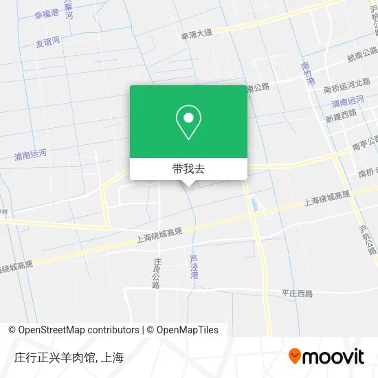 庄行正兴羊肉馆地图