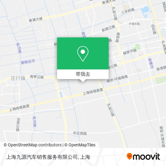 上海九源汽车销售服务有限公司地图