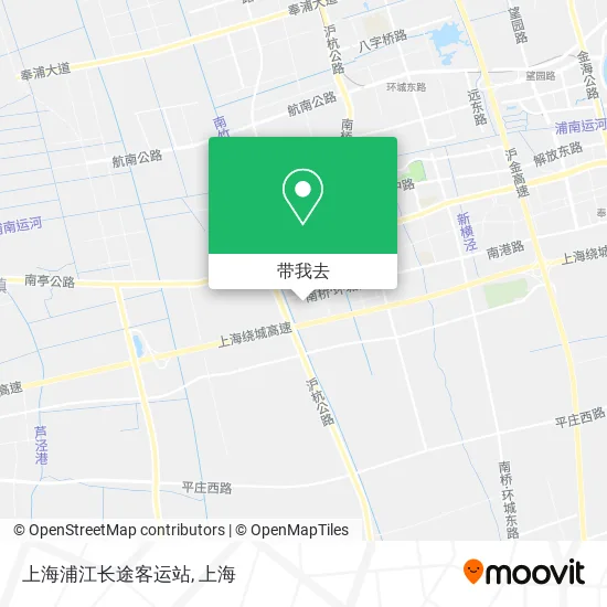 上海浦江长途客运站地图