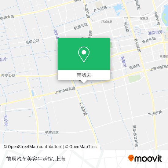 前辰汽车美容生活馆地图