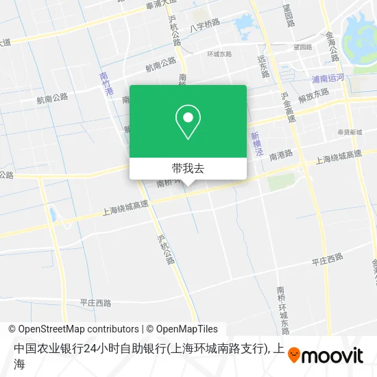 中国农业银行24小时自助银行(上海环城南路支行)地图